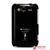 Пластиковая накладка Melkco Formula для HTC Wildfire(черный)